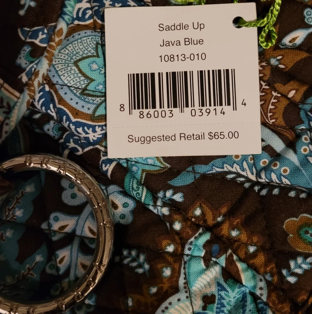 Vera Bradley Saddle Up Java Blue - Picture 5 of 5